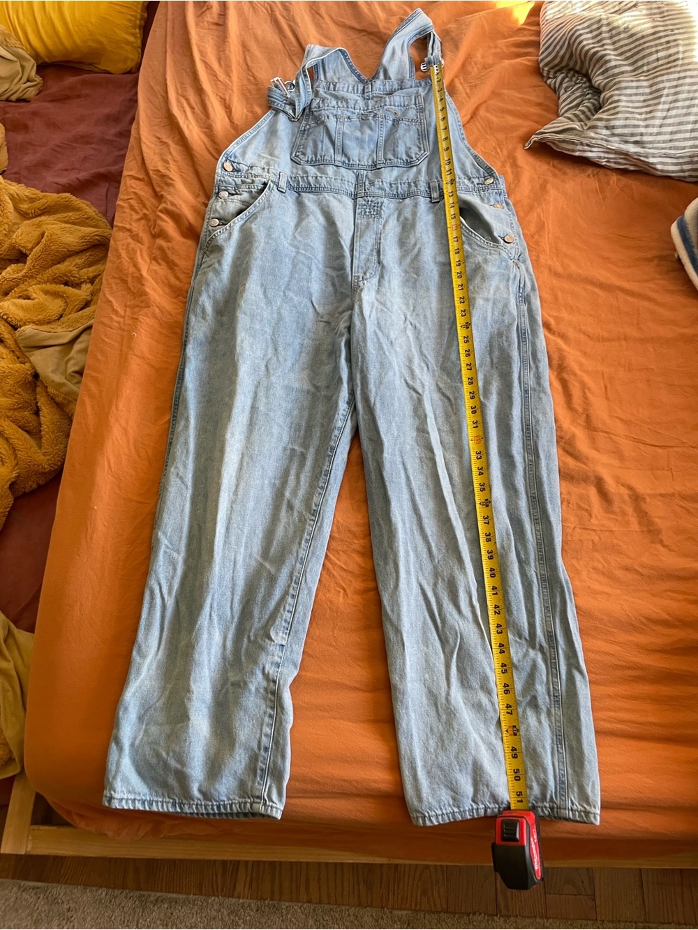 GAP Light Blue Denim Women's Overalls - Picture 7 of 9